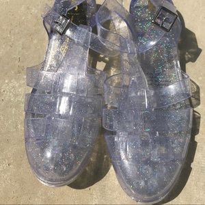 Clear Jelly Sandals